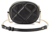 Thumbnail for your product : Charlotte Russe Quilted Chain Strap Cross-Body Handbag