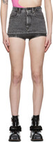 Thumbnail for your product : pushBUTTON SSENSE Exclusive Black Miniskirt Shorts
