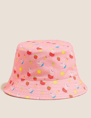 Marks and Spencer Kids' Pure Cotton Peppa Pig Sun Hat (12 Mths - 6 Yrs)