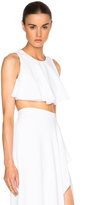 Thumbnail for your product : Cushnie Stretch Cady Cropped Top