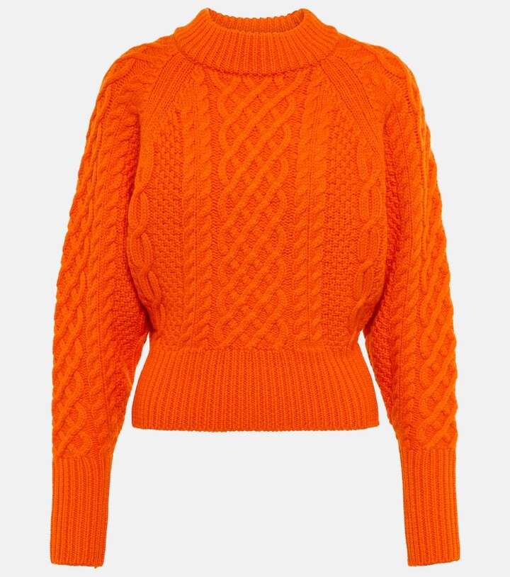 Emilia Wickstead Emory cable-knit wool sweater - ShopStyle