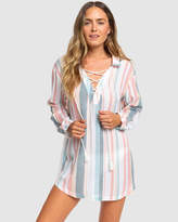 Thumbnail for your product : Roxy Womens Beach Classics Long Sleeved Shirt Dress