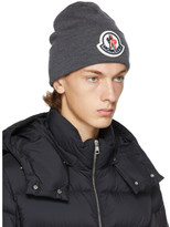 Thumbnail for your product : Moncler Grey Wool Beanie