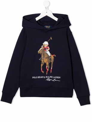Ralph Lauren Kids Polo Pony long-sleeve hoodie