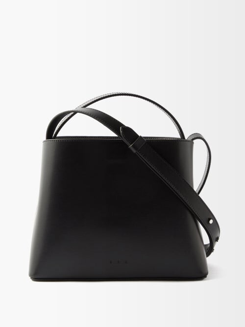 Aesther Ekme Sac Smooth Leather Tote Bag in Black