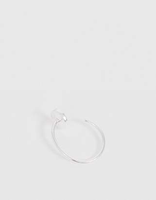 ASOS DESIGN sterling silver nose ring