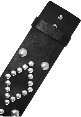 Isabel Marant Zikka Studded Leather Belt - Black