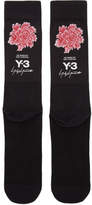 Thumbnail for your product : Y-3 Black James Harden Graphic Logo Socks