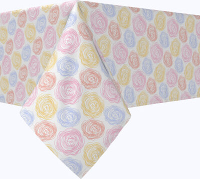 East Urban Home Rectangular Geometric Cotton Twill Tablecloth