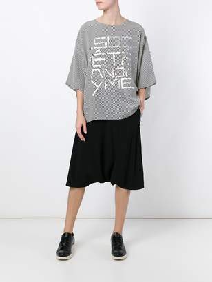 Societe Anonyme oversized front print T-shirt