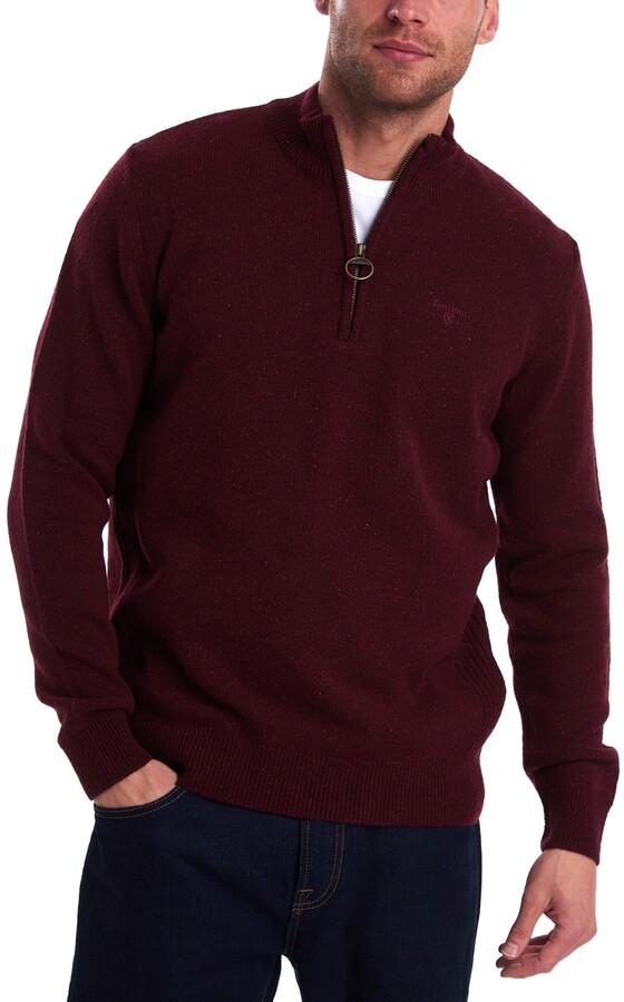 Barbour Men's Tisbury HalfZip Sweater ShopStyle