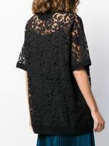 Thumbnail for your product : Valentino heavy lace T-shirt