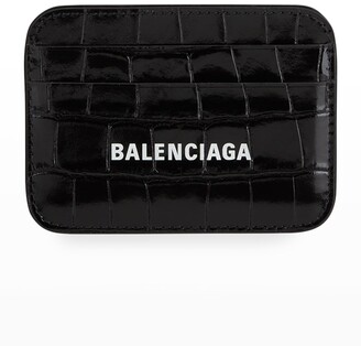 Balenciaga Cash Card Holder - Shiny Croc Embossed - ShopStyle
