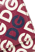 Thumbnail for your product : Dolce & Gabbana Logo-print Pebbled-leather Wallet