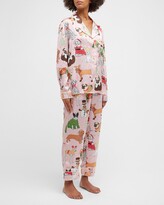 Thumbnail for your product : Karen Mabon Holiday Dog-Print Pajama Set