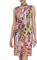 Thumbnail for your product : Lafayette 148 New York Paisley Self-Belted Sundress