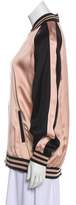 Thumbnail for your product : Saint Laurent Long Sleeve Zip-Up Jacket black Long Sleeve Zip-Up Jacket