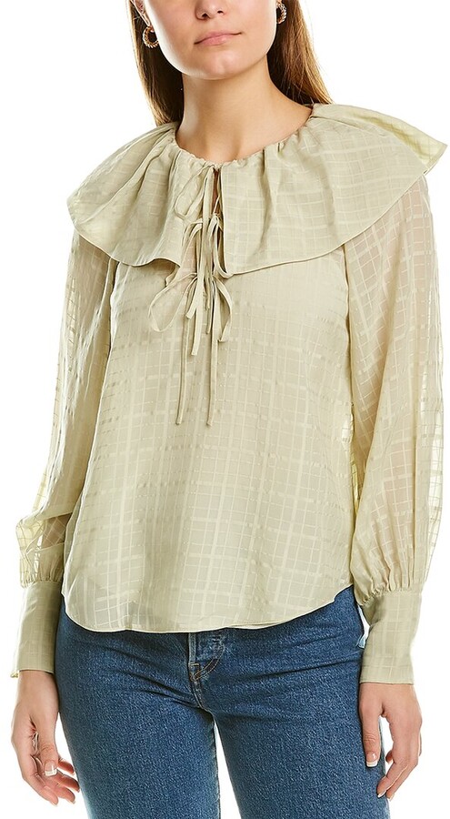 Rebecca Taylor Daybreak Silk Blouse