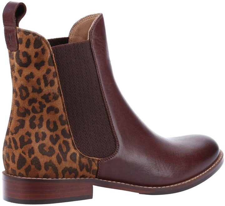 westbourne chelsea boot leopard print