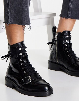AllSaints Women's Black Boots on Sale | ShopStyle