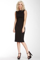 Thumbnail for your product : Plein Sud Jeans Shoulder Pleat Sleeveless Dress