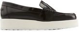 Thumbnail for your product : Pierre Hardy Patent Leather Platform Loafers