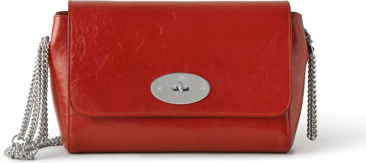 Mulberry Medium Triple Chain Lily Lancaster Red Glossy NVT