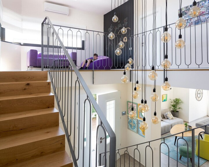 Etsy Edison Bulb Chandelier Long Cascade Multi Pendant Light For High Ceilings