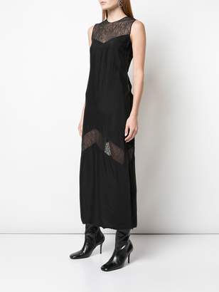 Marina Moscone lace detail dress