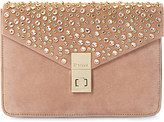 Thumbnail for your product : Dune Bethy jewel-studded suede clutch
