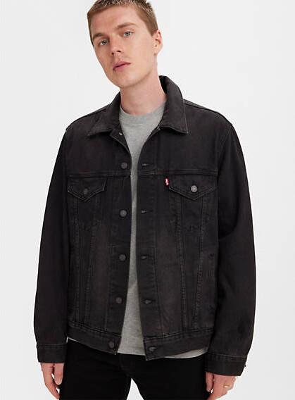 Levi's Vintage Relaxed Fit Trucker Jacket - Men's - Very Black - ShopStyle