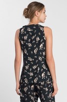 Thumbnail for your product : Marni Front Ruffle Print Top
