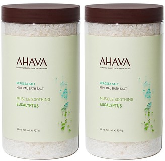 Ahava Deadsea Mineral Bath Salt Duo - Eucalyptus