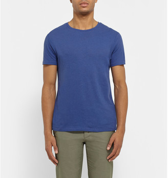 Gant Slubbed Cotton and Linen-Blend Jersey T-Shirt