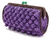 Thumbnail for your product : M Missoni Solid Rafia Clutch