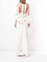Thumbnail for your product : Rebecca Vallance Amore fitted bow gown