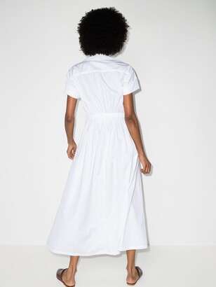 By Any Other Name White Shirt Midi Dress