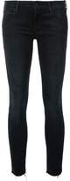 Thumbnail for your product : Mother frayed ankle skinny jeans