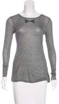 Thumbnail for your product : L'Agence Embellished Long Sleeve T-Shirt