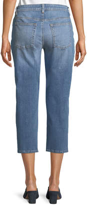 Eileen Fisher Cropped Tapered Jeans