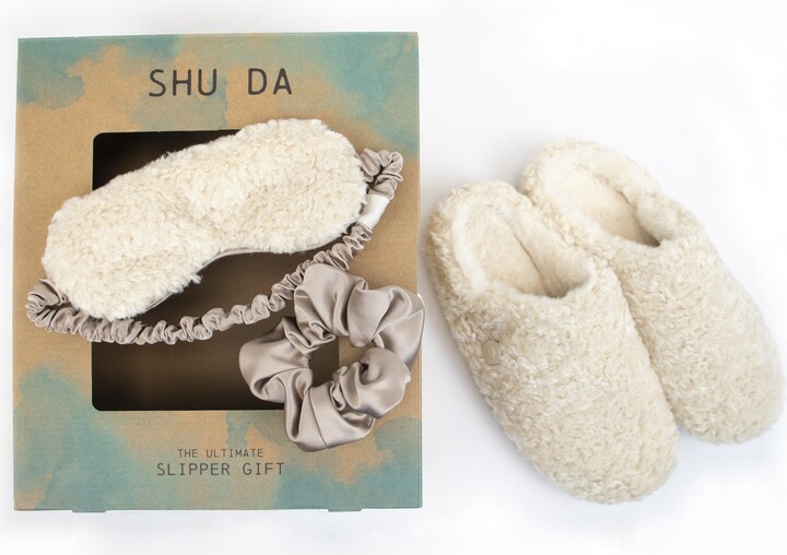 Shu Da Living Women's Oat Sleep Well Gift Set ShopStyle Slippers
