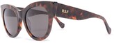 Thumbnail for your product : RetroSuperFuture Tortoiseshell-Effect Cat-Eye Sunglasses