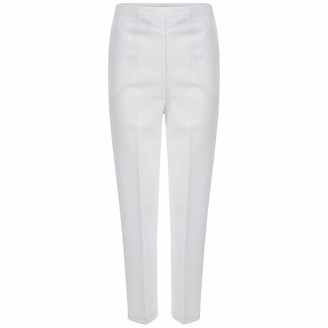 WearAll Pack of 2 Ladies Elasticated Pocket Trousers Womens Pants Sizes 8-24