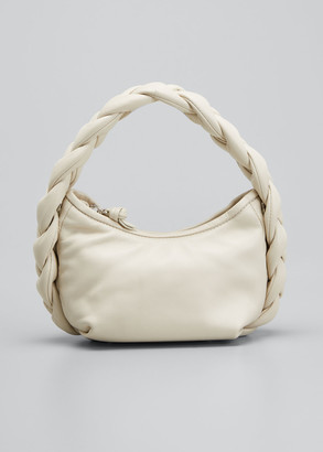 braided leather crossbody bolsa