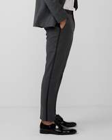 Thumbnail for your product : Express Slim Gray Flannel Wool-Blend Tuxedo Pant