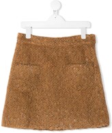 Thumbnail for your product : Caffe' D'orzo TEEN woven tweed A-line skirt