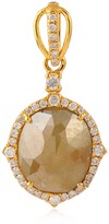 Thumbnail for your product : Artisan 18k Yellow Gold Ice Diamond Designer Pendant Handmade Jewelry