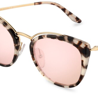 Prada Cat Eye Mirror Sunglasses