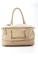 Thumbnail for your product : Givenchy Beige Leather Pocket Front Satchel Tote Handbag