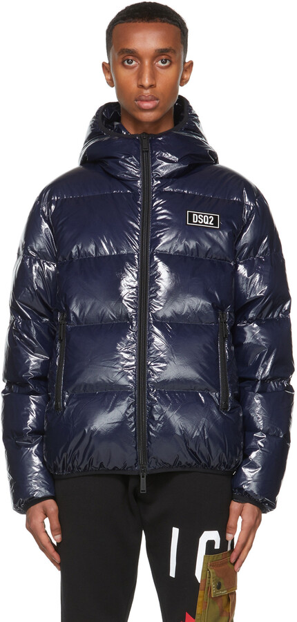 navy puffer jacket men
